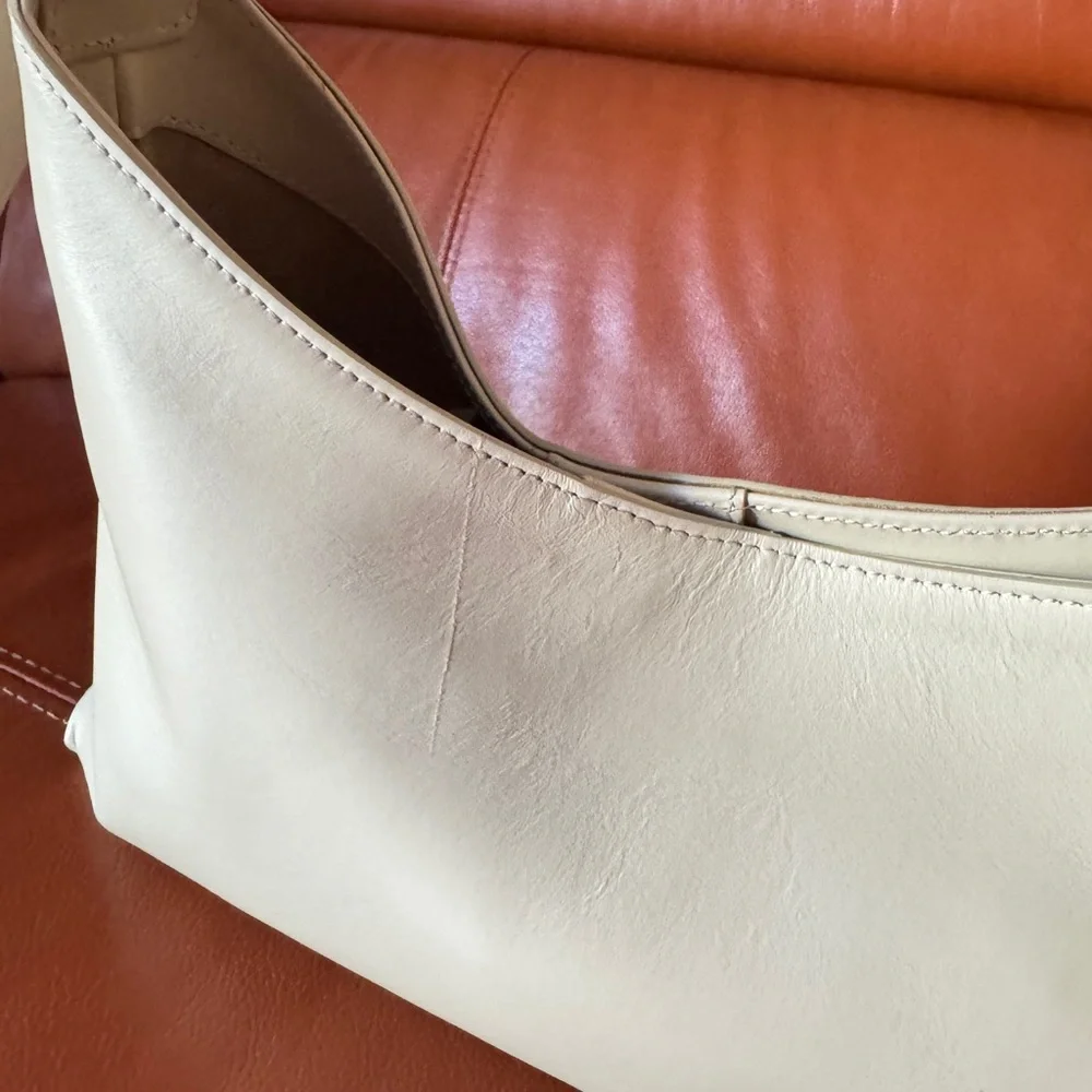 Bruno Magli Cora Leather Made in Italy Hobo Shoulder Bag